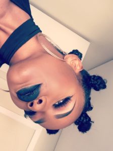 Billykiss Azeez. Your Favourite Muse. Nigerian Irish Blogger. Beauty Blogger. Hair Product Review. Hair Care Product. Pure Essence Oil Hair Blend. African Hair. Natural Hair. Bantu Knots. Black Lips. Woman of colour wearing black lipstick. Baddie makeup.