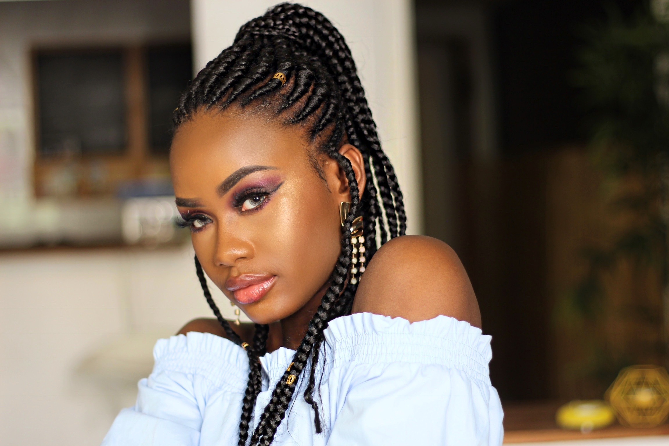 Billykiss Azeez. Your Favourite Muse. Beauty Irish African Blogger. Beauty Favourites. WOC. Braids.