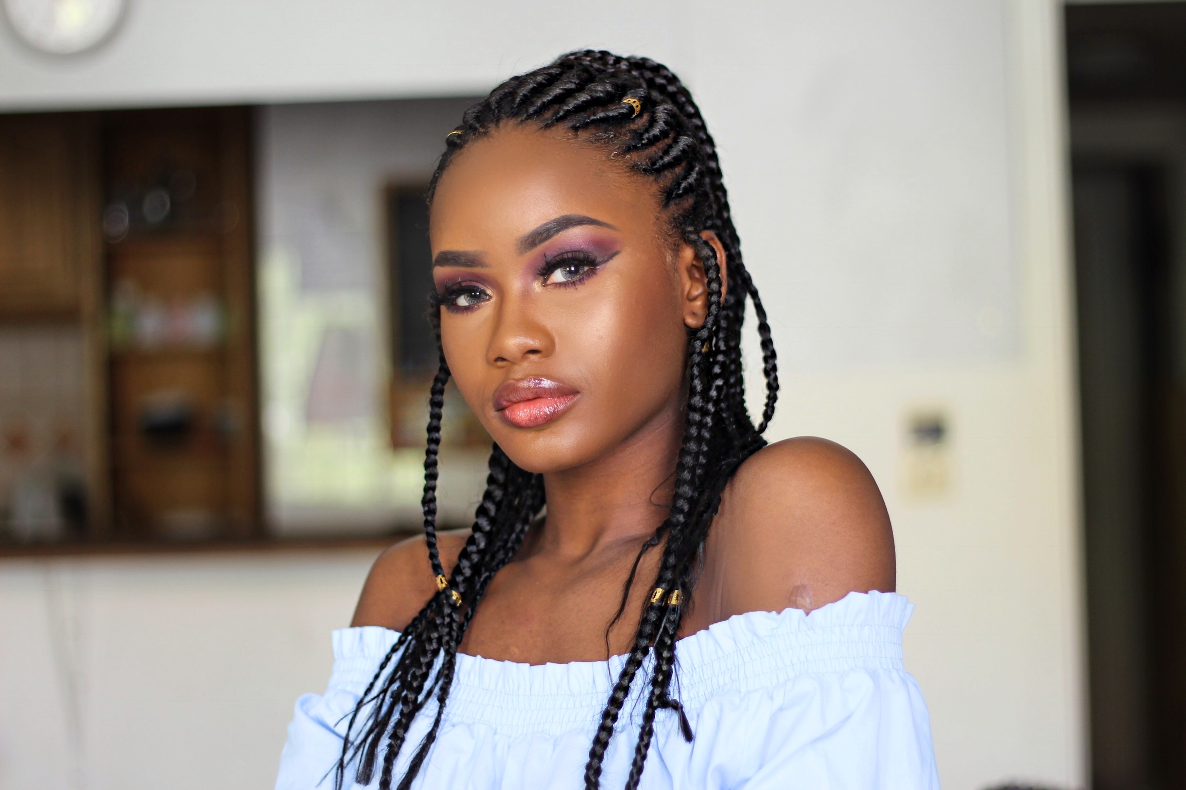 Billykiss Azeez. Your Favourite Muse. Beauty Irish African Blogger. Beauty Favourites. WOC. Braids.