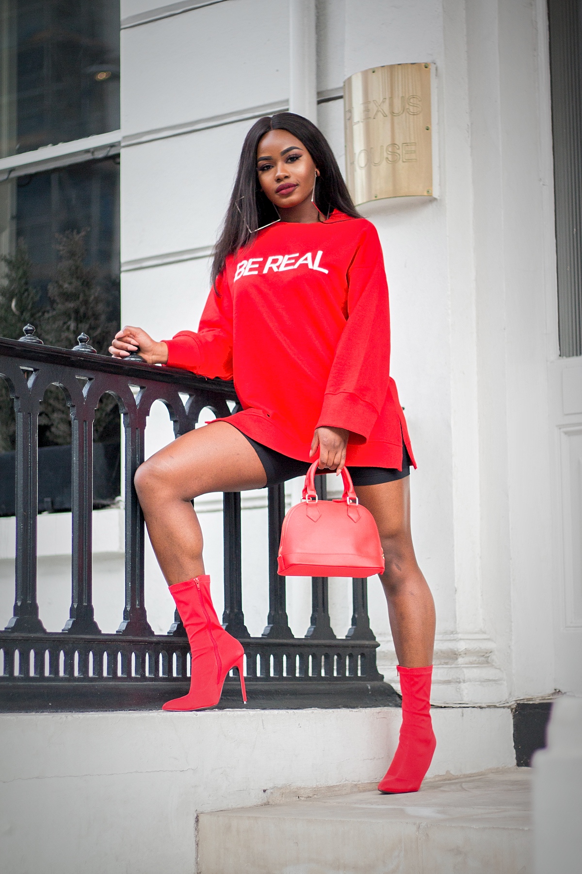 Billykiss Azeez. Your Favourite Muse. Fashion Irish Blogger. African Blogger. AW17. Bershka. Boohoo. LordTimepeice. Winter style. Red. Bershkastyle.