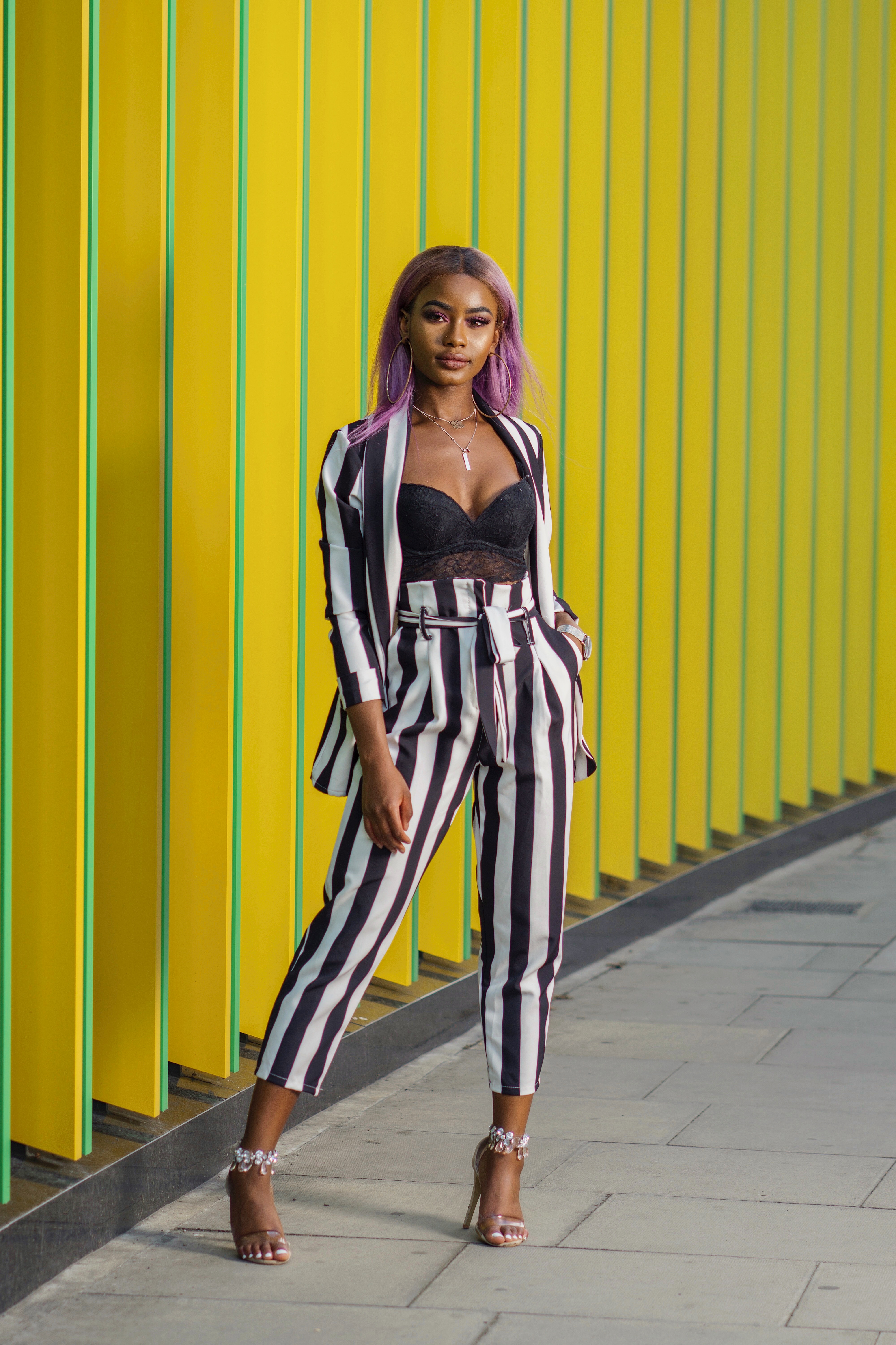 Billykiss Azeez. Your Favourite Muse. Fashion Irish British Blogger. African Blogger. SS18. MissBardoUK. Purple Hair. Quantico. Classy Outfit.