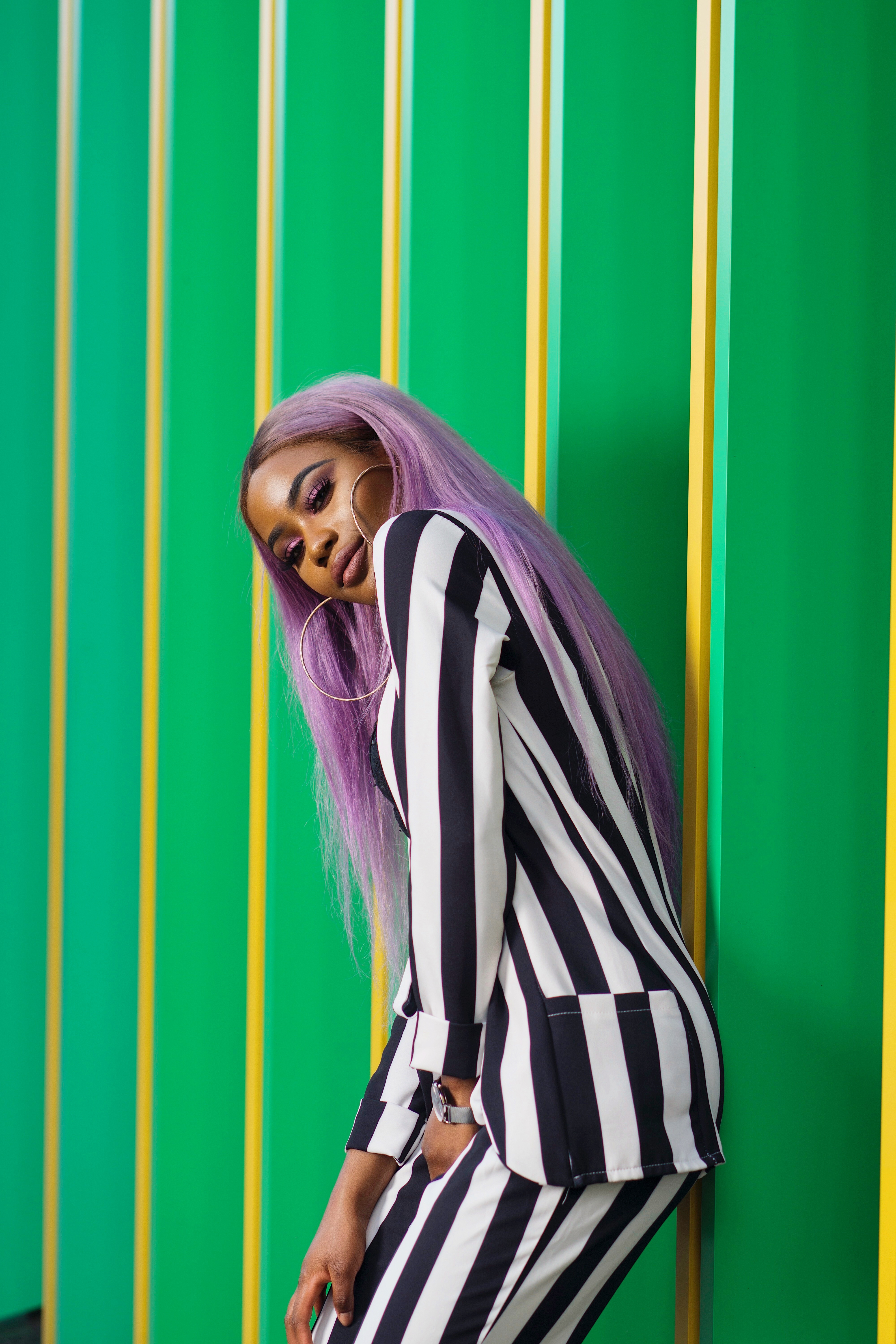 Billykiss Azeez. Your Favourite Muse. Fashion Irish British Blogger. African Blogger. SS18. MissBardoUK. Purple Hair. Quantico. Classy Outfit.